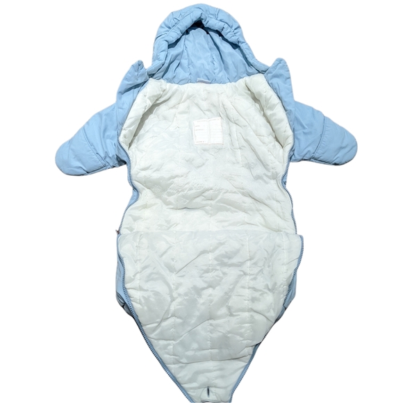 Vintage 1999 Peter Rabbit by Beatrix Potter Baby blue carseat bunting su… - Picture 5 of 9